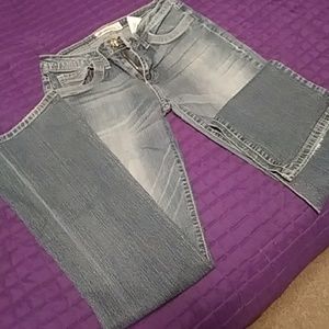 Phat jeans little flare.